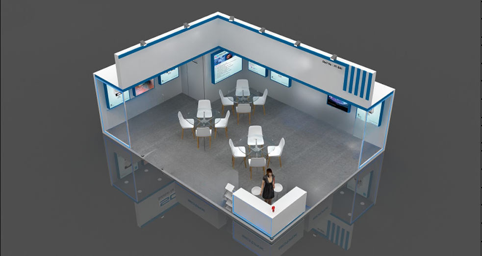 Booth 48 SQM Corner